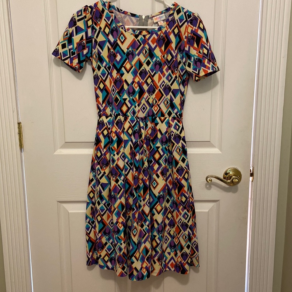 Lularoe Maleficent Disney Dress XS